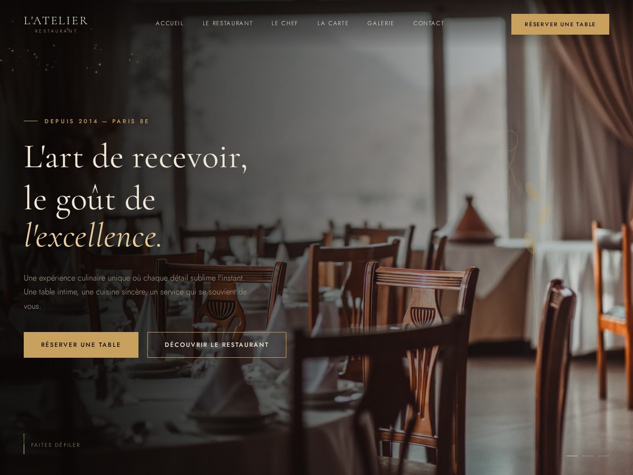 L'Atelirer - Restaurant Gastronomique